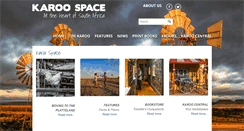 Desktop Screenshot of karoospace.co.za
