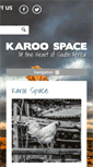 Mobile Screenshot of karoospace.co.za